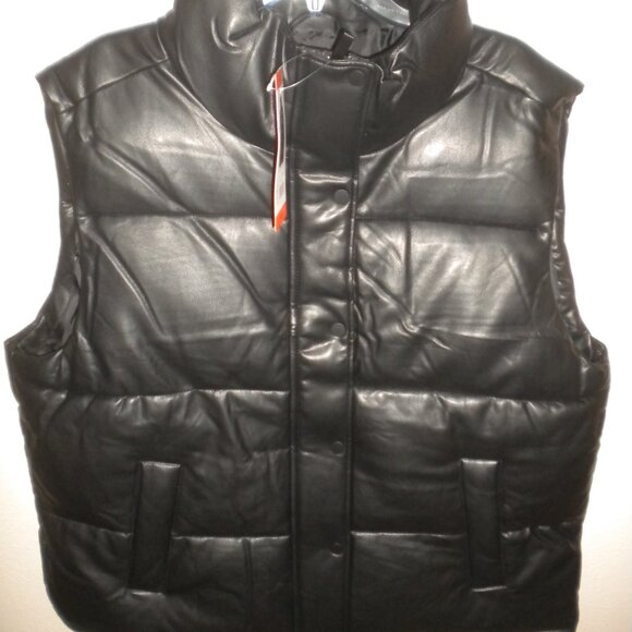 Marc New York Women's Plus Size XXL Black Sleeeveless Winter Puffer Vest NWT - Picture 3 of 6